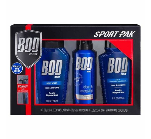 Bod Man Really Ripped Abs Sport Pak Erkek Vücut Spreyi Hediye Seti